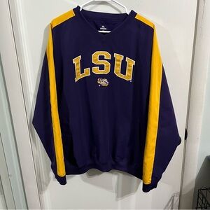 Men’s LSU Tigers Windbreaker Knights Apparel Size Large Great Condition